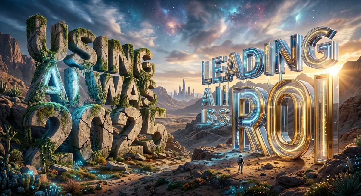 Using AI Was 2025 Leading AI Is 2026